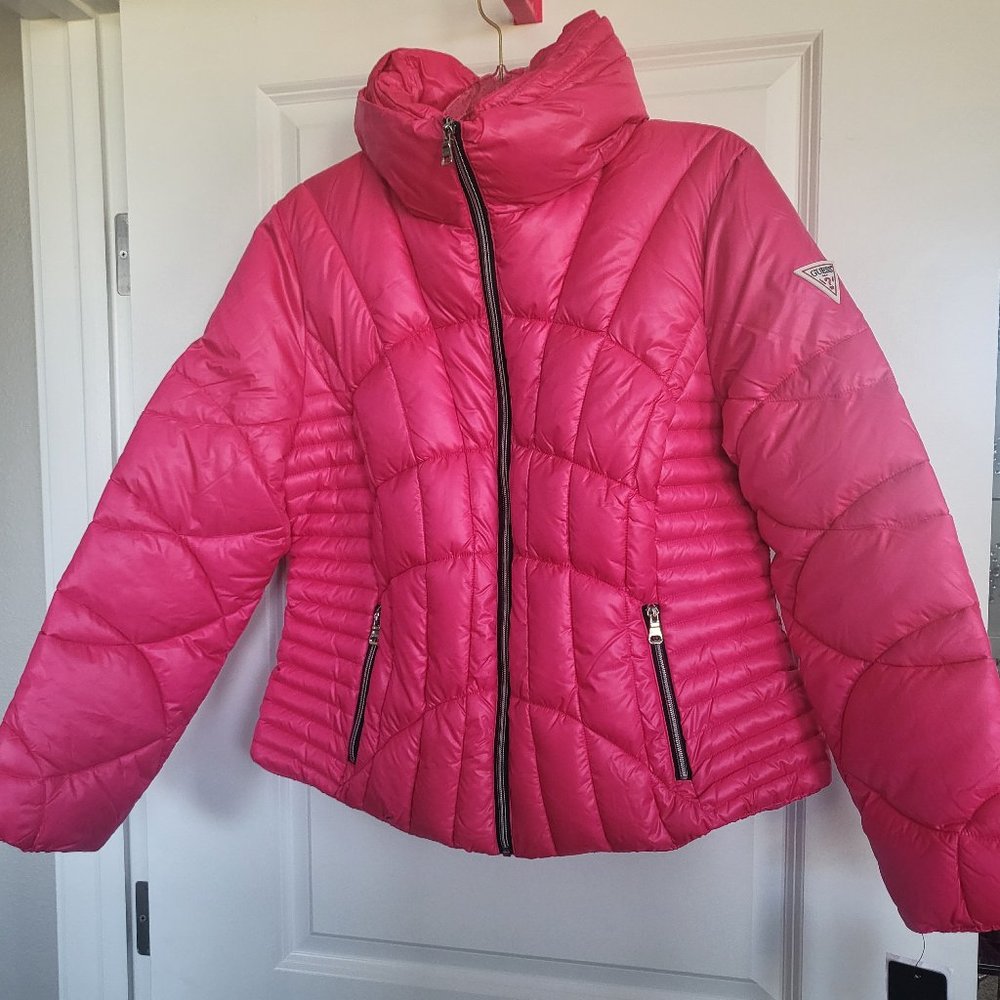 Guess - Hot Pink Coat - XL